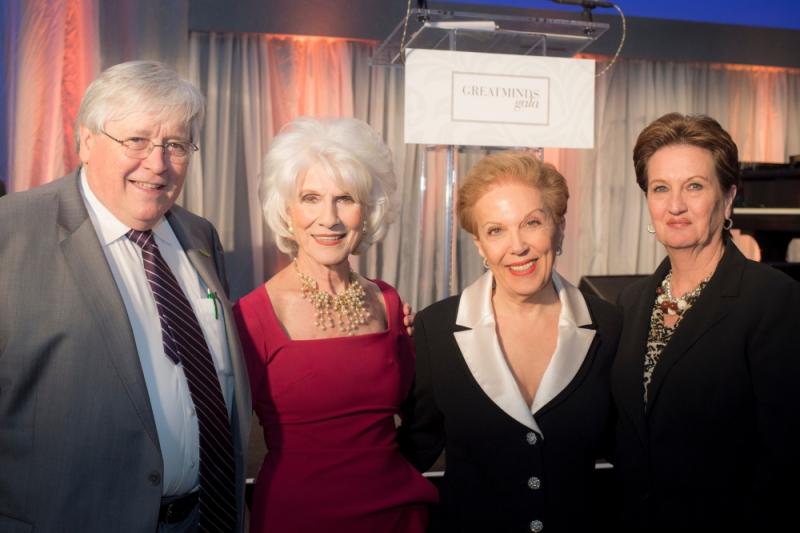 Larry Minnix, Diane Rehm, Jeanne Phillips, Jackie Harris 2015 LeadingAge Great Minds Gala