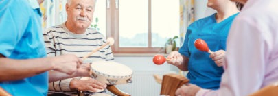 Music Therapy in Senior Care Facility