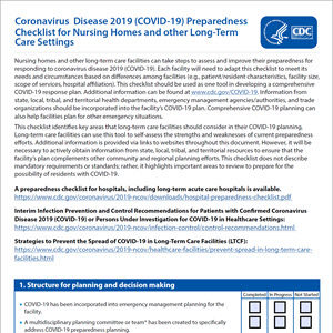 Coronavirus preparedness for senior care facilities: The latest scientific recommendations