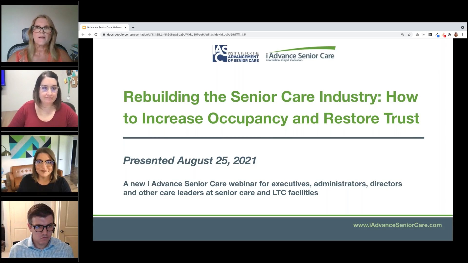  Rebuilding the Senior Care Industry: How to Increase Occupancy and Restore Trust [Webinar]