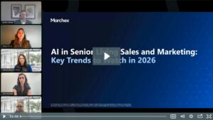 AI in Senior Living Sales and Marketing webinar screenshot